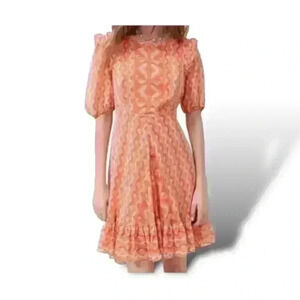 Urban Outfitters UO Wrighton Ruffle Lined Mini Dress -  NWT - Size Small​​